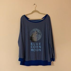 Blue Corn Moon Pajama Shirt